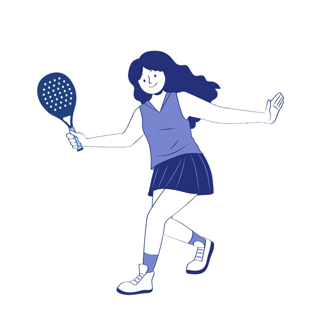 player hitting tennis ball
